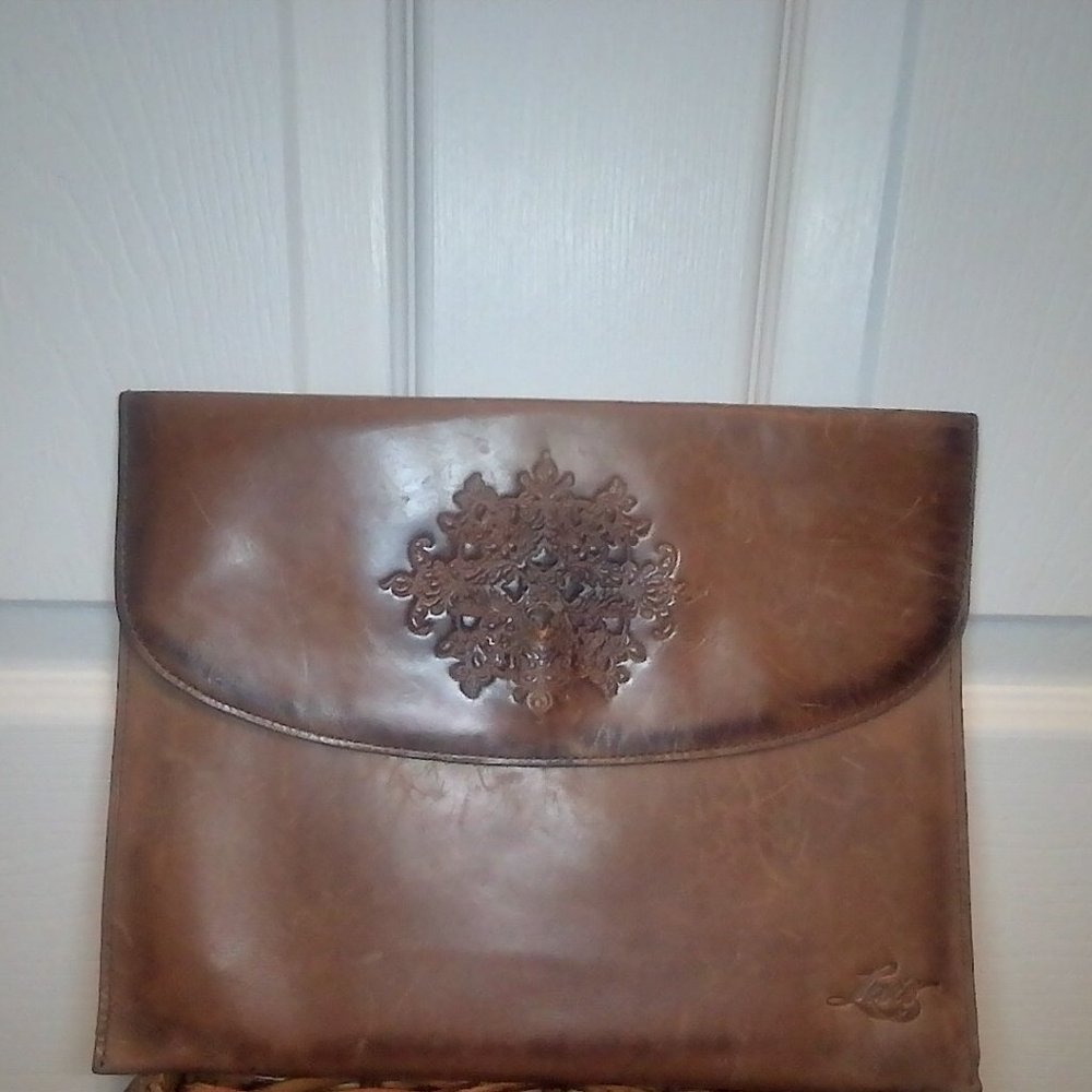 Levi's leather clutch